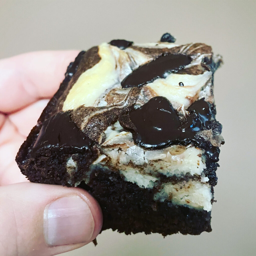 Cheesecake Brownie.